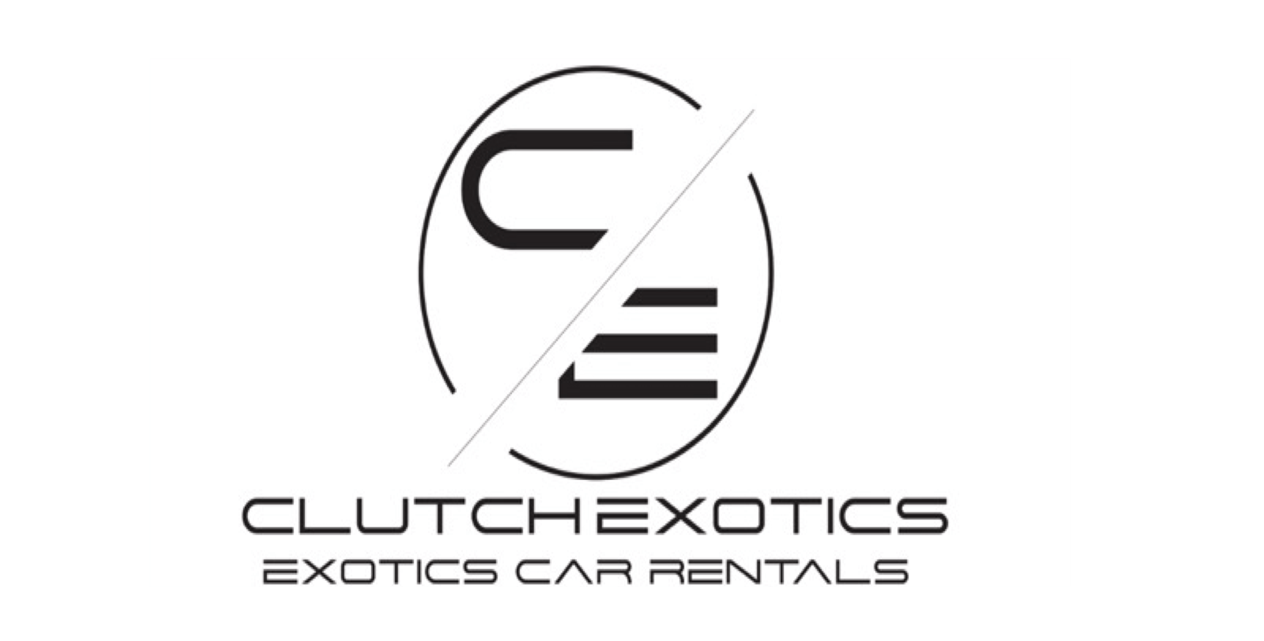 Clutch Exotics car rental business logo
